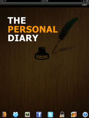 Personal Diary App On iTunes App Store-Personal Diary App For iPad.